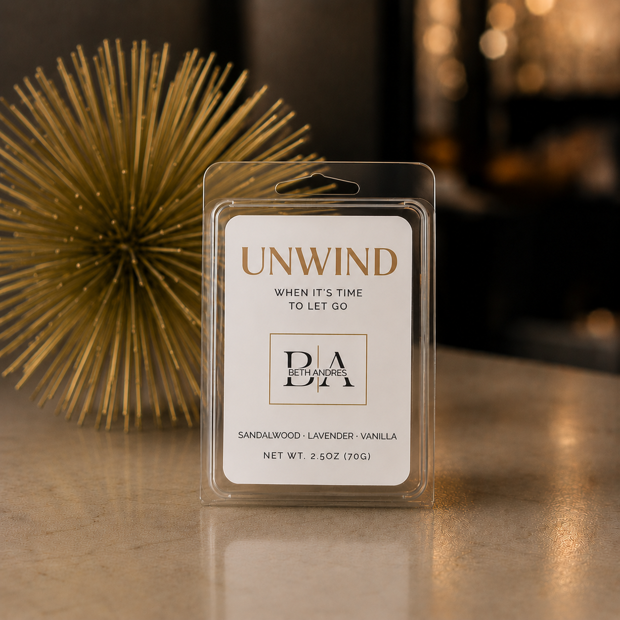 UNWIND — Apricot Coconut Candle
