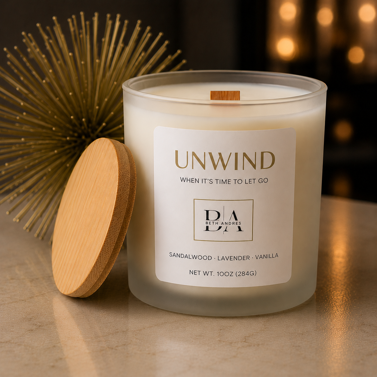 UNWIND — Apricot Coconut Candle