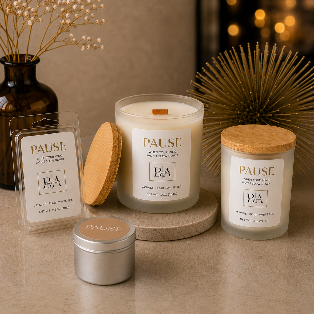 PAUSE — Apricot Coconut Candle
