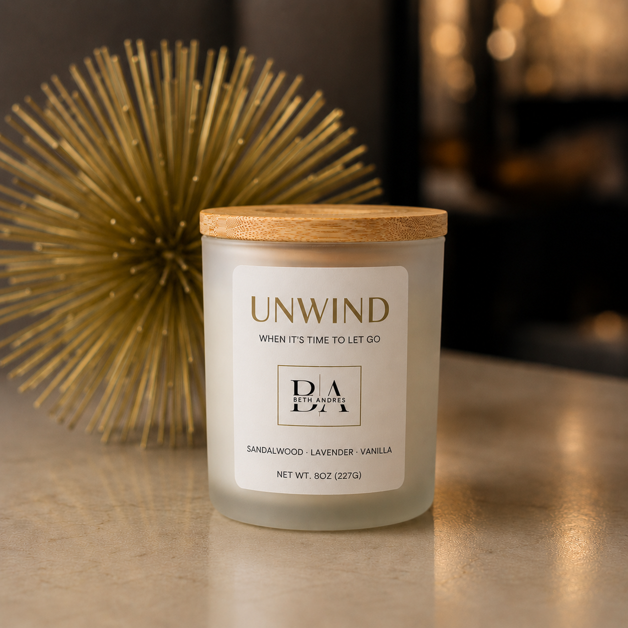 UNWIND — Apricot Coconut Candle