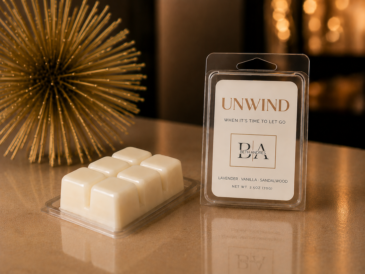 UNWIND — Apricot Coconut Candle