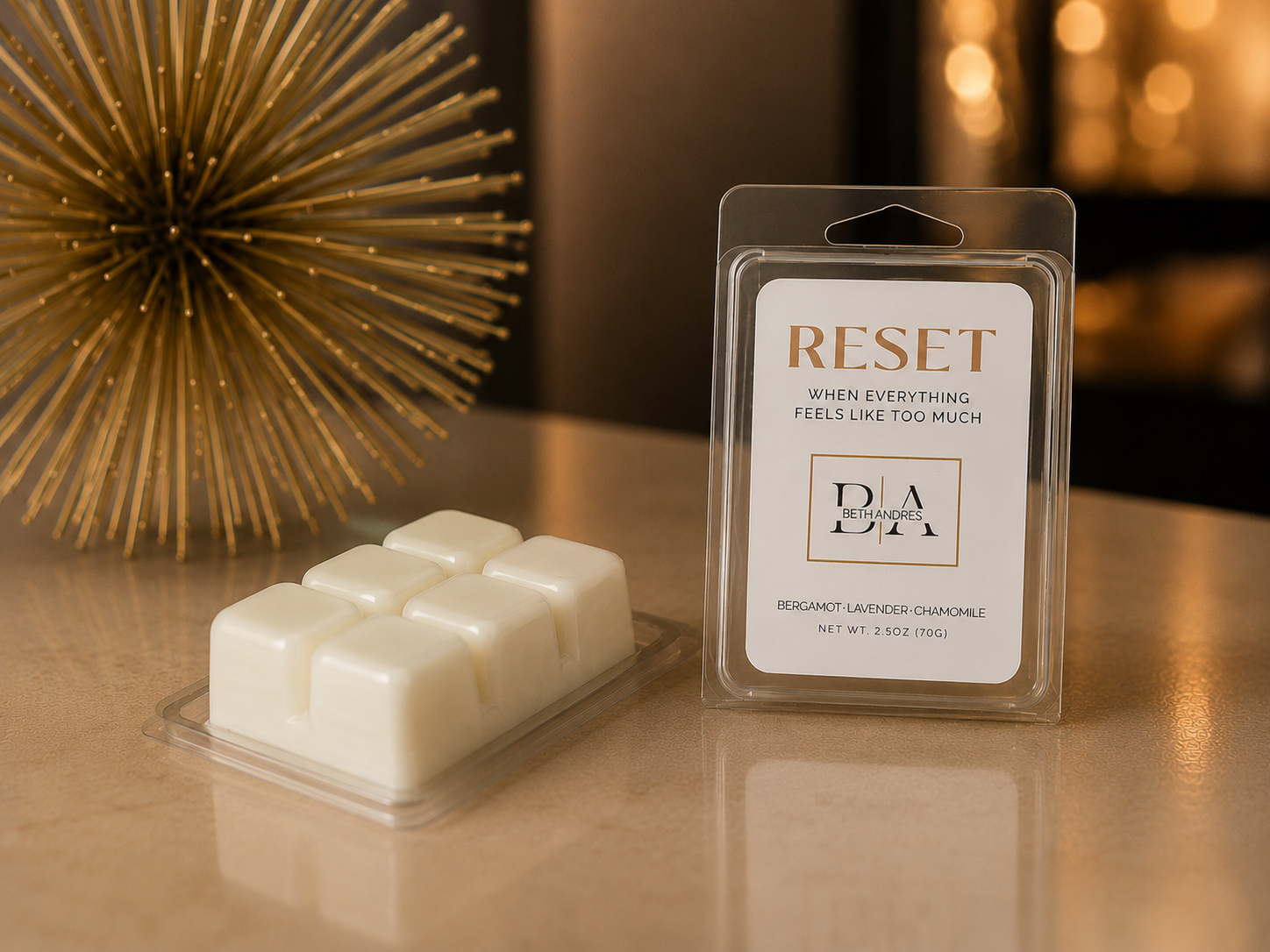 RESET — Apricot Coconut Candle