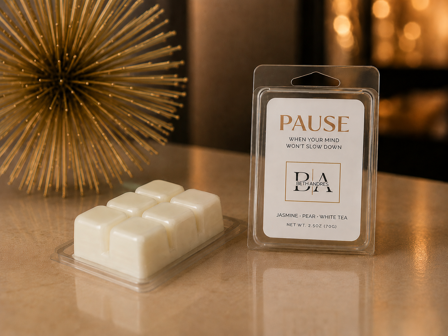 PAUSE — Apricot Coconut Candle
